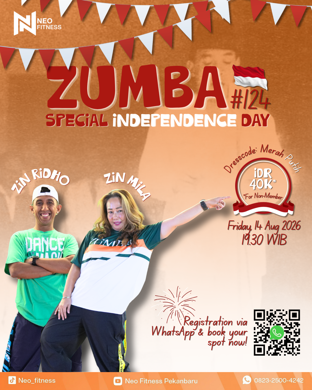 Zumba Launching #124 (Special Hari Kemerdekaan)